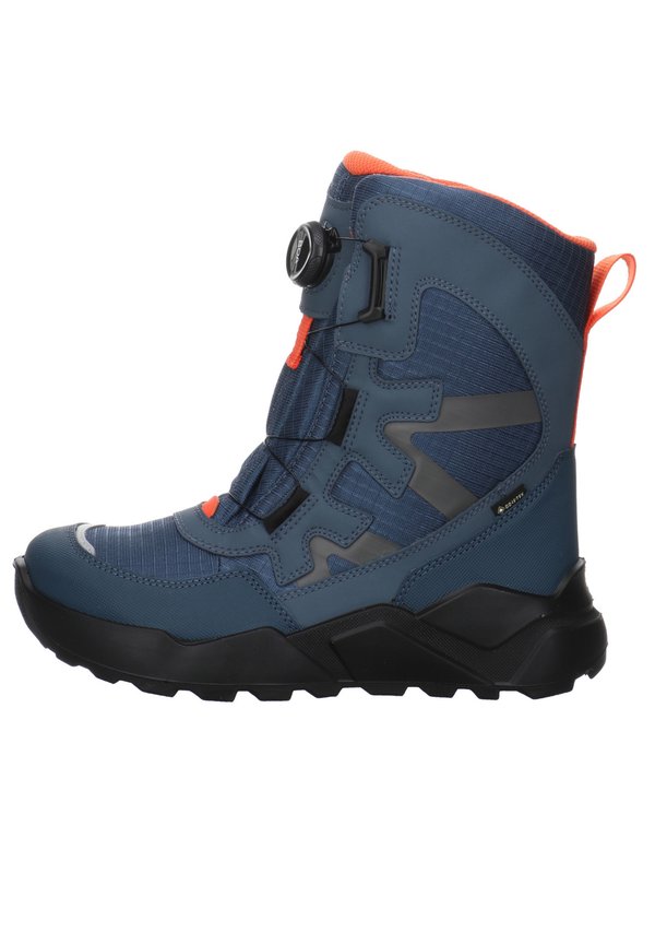 ROCKET - Snowboot/Winterstiefel - blau orange