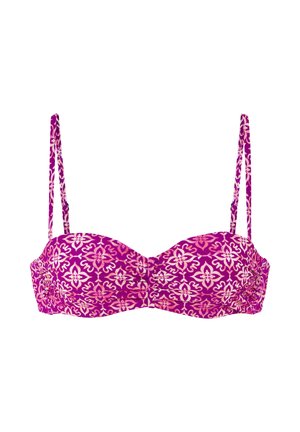 LASCANA, LASCANA BÜGEL-BANDEAU-BIKINI-TOP - Bikini-Top - beere bedruckt
