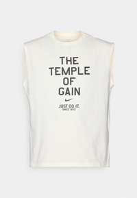 TEE GYM CULTURE - Tricou cu imprimeu - pale ivory