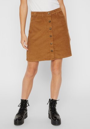 A-lijn rok - brown