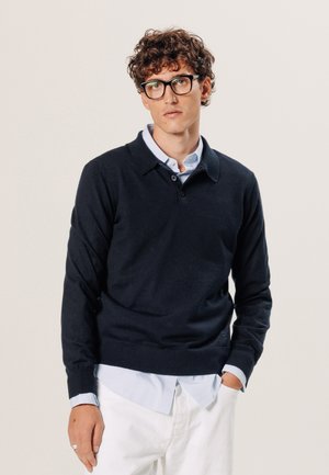 Langarmshirt - bleu nuit