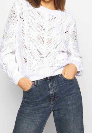 Pieces, Pullover - white
