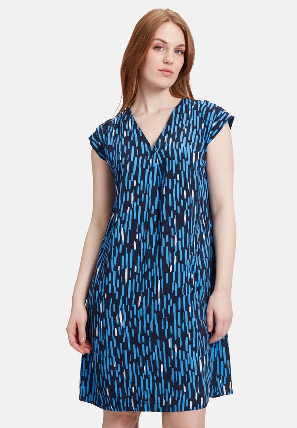 CASUAL-MIT PRINT - Freizeitkleid - dunkelblau