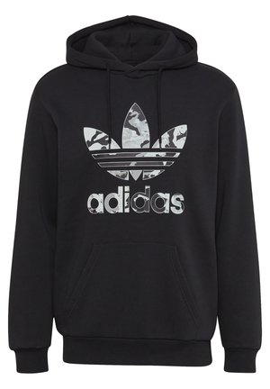 Felpa con cappuccio - black