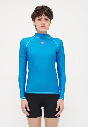 Arena WOMENS RASH VEST - Surfshirt - blue china