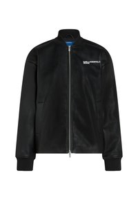 Faux leather jacket - black
