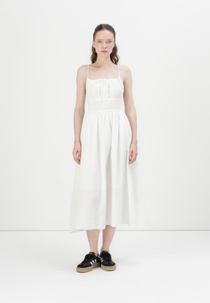 TIE FRONT MAXI  - Kasdienė suknelė - optic white