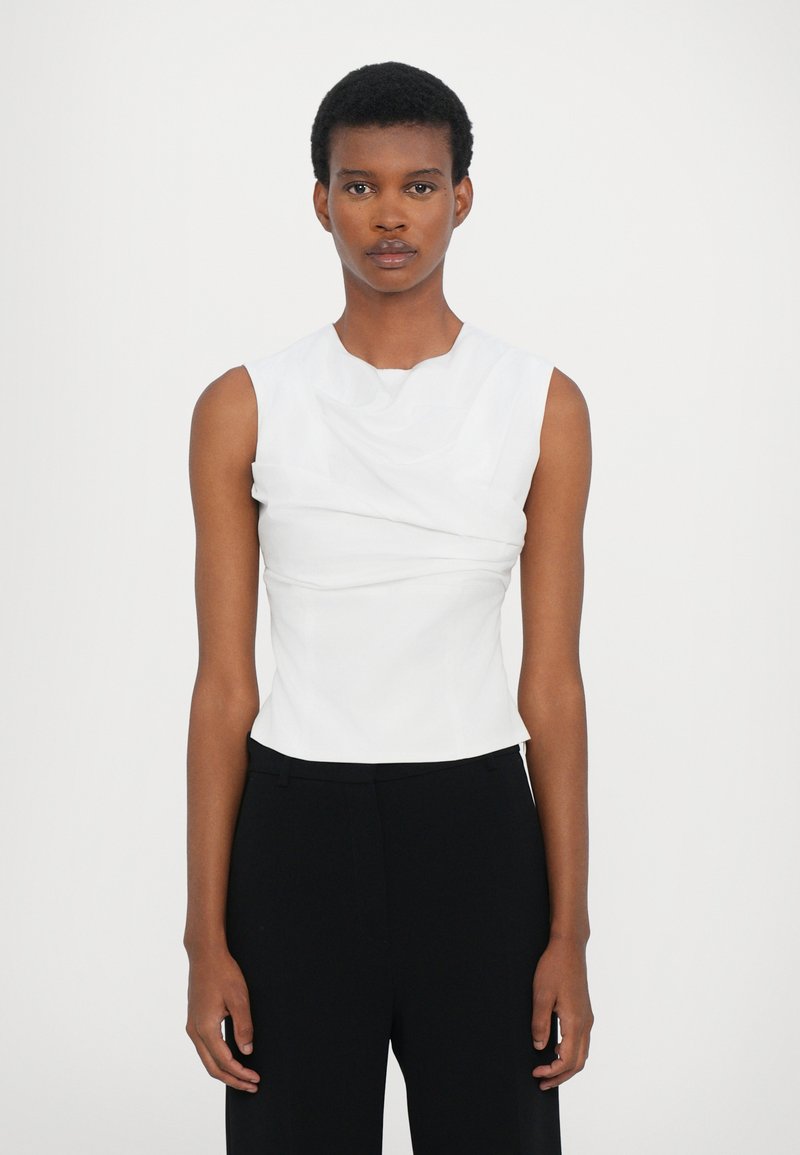 Viktor&Rolf - PLEATED BLOUSE  - Blusa - white, Ampliar