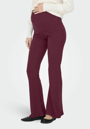 ONLY MATERNITY OLMHALLE FLARED PANT JRS NOOS - Pantalon classique - fig