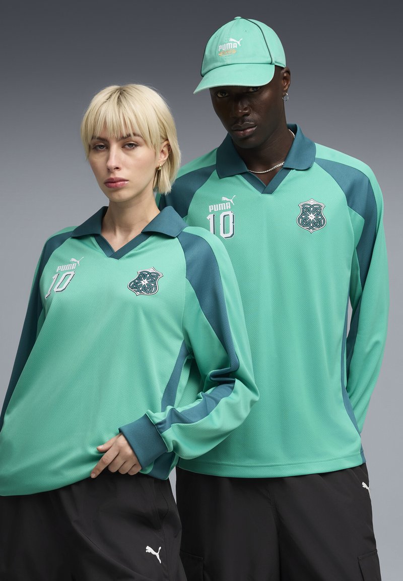 Puma FUTURE ARCHIVE DRILL - Top s dlouhým rukávem - vibrant green
