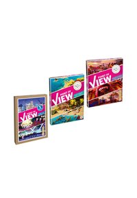 Trzy pudełka gier planszowych "Point of View" z motywami Clash Club, Lost Places i Spooky Festival wyeksponowane w rzędzie na białym tle.