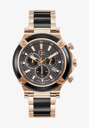 GC CABLESPORT - Chronograph - Black/rose gold-coloured