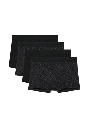 4ER PACK NEELS RETRO SHORT - Boxer brief - black print