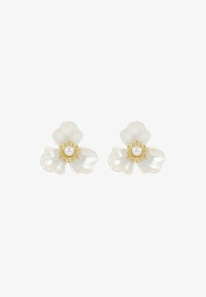 SNÖ of Sweden, ICON SMALL SINGLE FLOWER - Earrings - g white