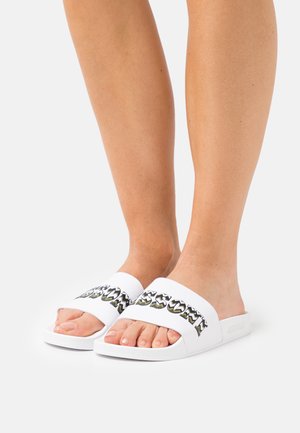 SLIDES - Mules - white