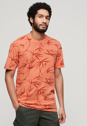 Superdry & Co Camiseta estampada - orange bordeaux