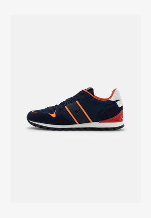 PORTO - Sneakers basse - navy/orange
