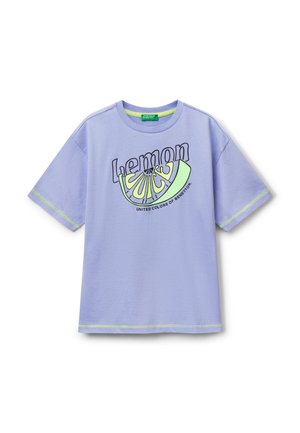 United Colors of Benetton Camiseta estampada - violet