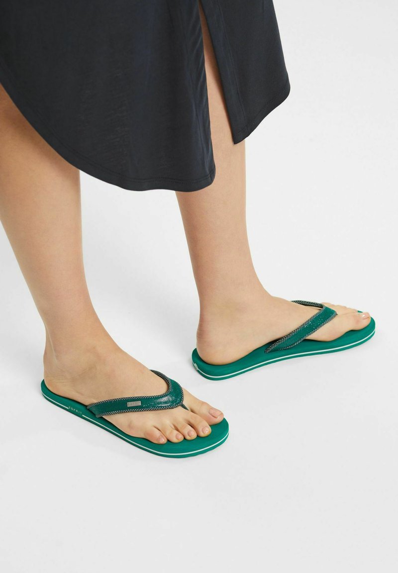 Esprit THONGS Tongs green/vert ZALANDO.FR