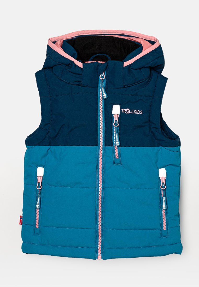 Trollkids Bodywarmer blauw Trollkids Bodywarmer blauw