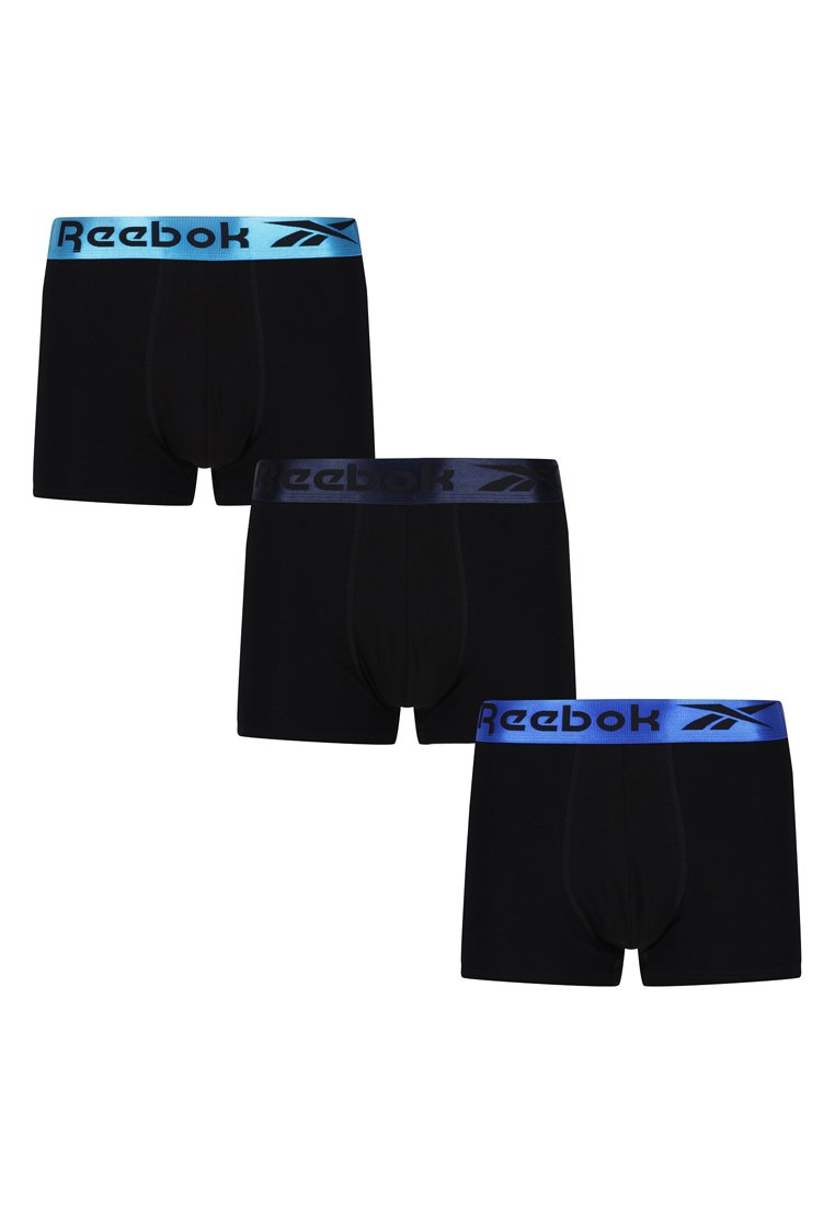 Herren Unterhosen | Reebok 3 PACK Panties black/courtblue/navyaqua metallicwb/blau - IG11310 Herren Unterhosen | Reebok 3 PACK Panties black/courtblue/navyaqua metallicwb/blau - IG11310