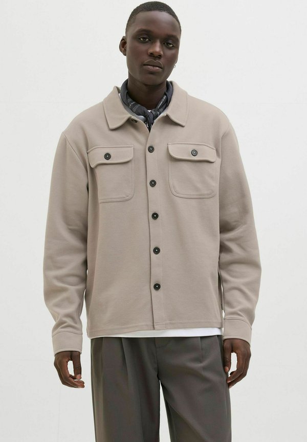 EINFARBIG - Leichte Jacke - vintage khaki