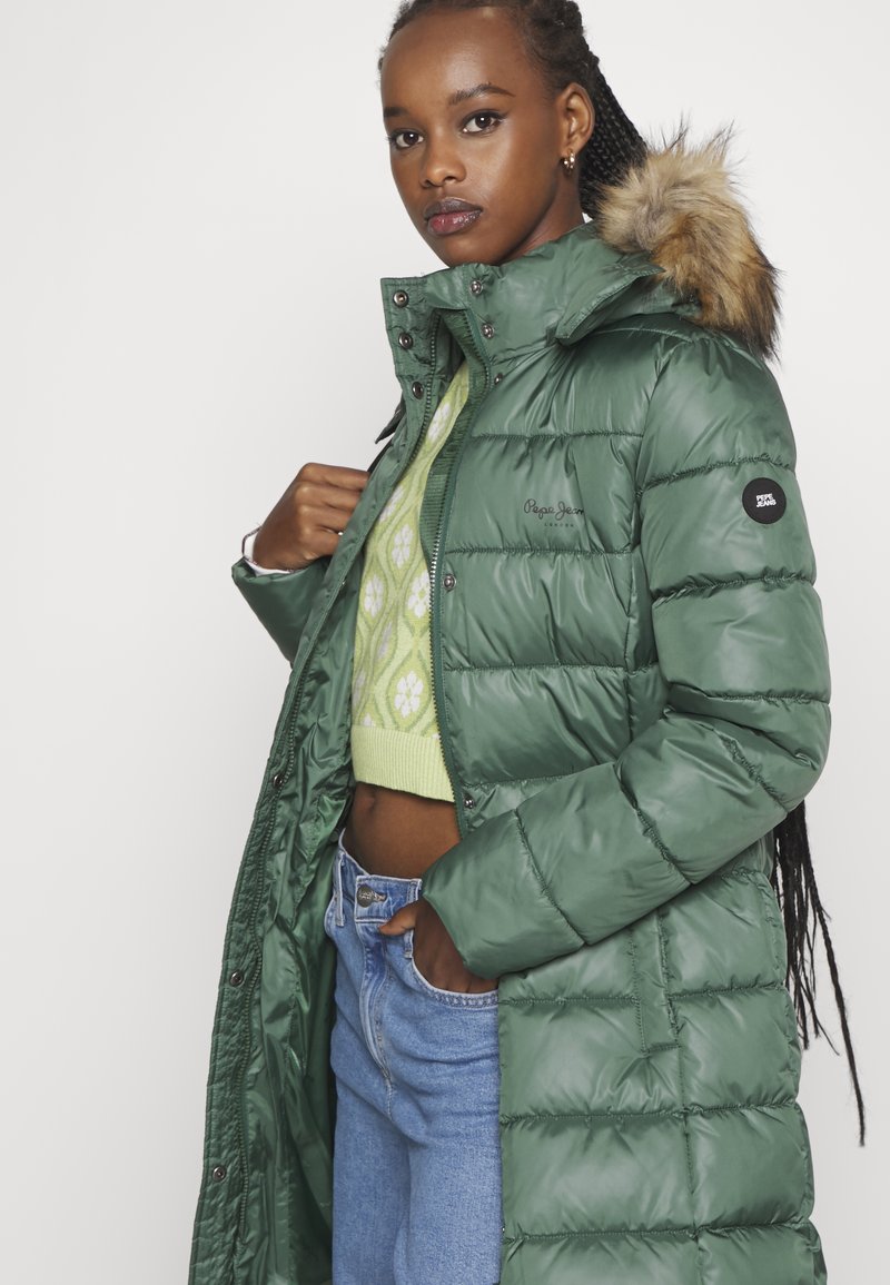 Jeans ANJA - Abrigo de invierno forest green/verde oscuro - Zalando.es