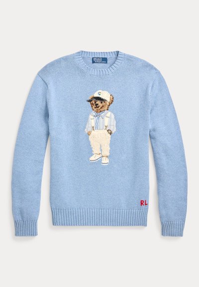 Polo Ralph Lauren POLO BEAR COTTON JUMPER - Jumper - driftwood blue