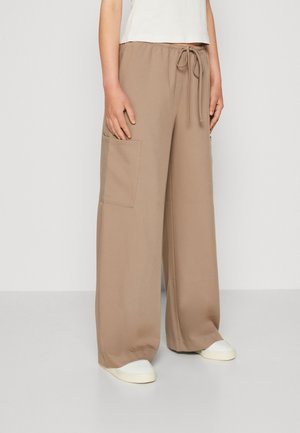 Weekday ADISA SUITING TROUSER - Παντελόνι cargo - mole medium dusty