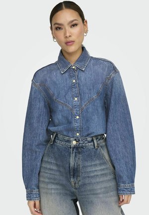 SEVIGNY - Button-down blouse - medium blue denim