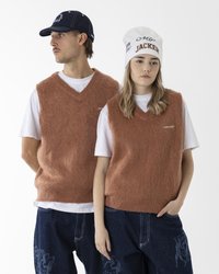 Jacker GRAND SLEEVELESS UNISEX - Striktrøje - brown