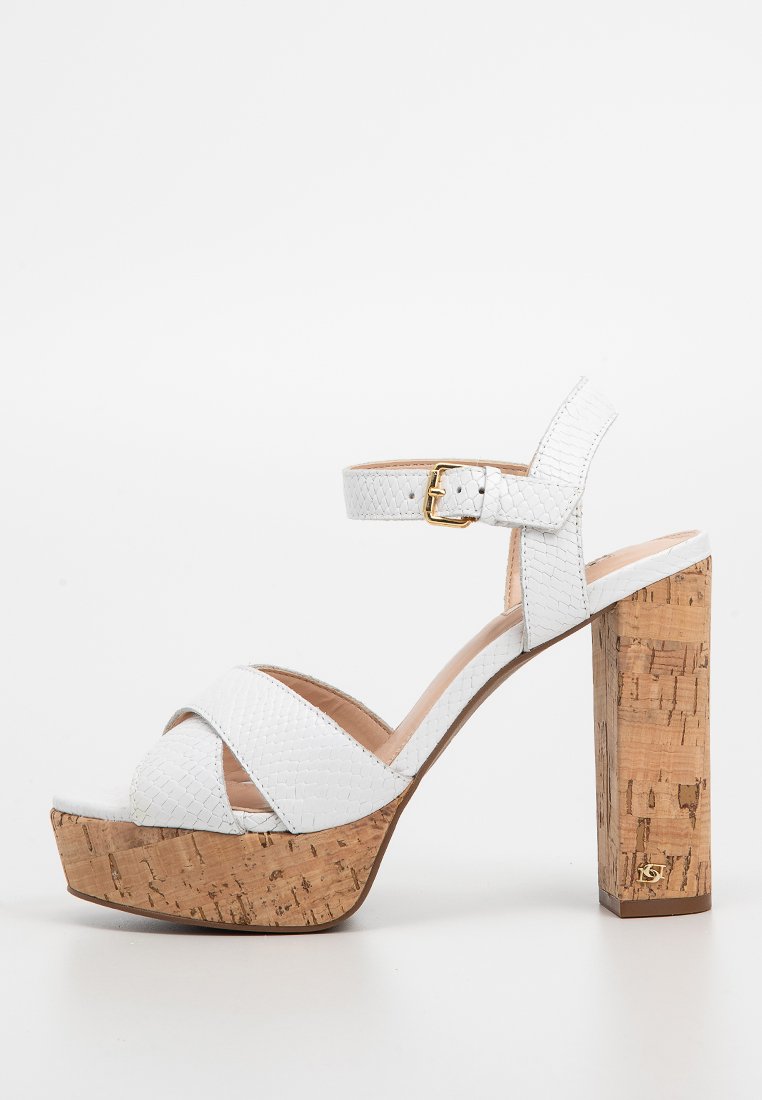 Dune London Sandalen met plateauzool wit Dune London Sandalen met plateauzool wit