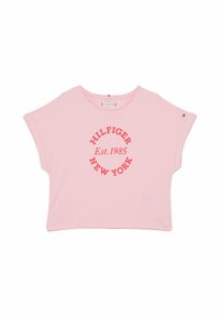Tommy Hilfiger LOGO CREW NECK - T-shirt print - pink sugar