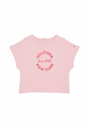 LOGO CREW NECK - Camiseta estampada - pink sugar
