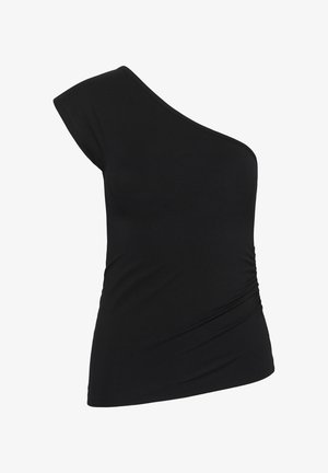 Kaffe, KAMAGGIE ONE SHOULDER TOP - Top - black deep