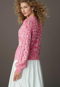 Next BRIGHT SPACEDYE  - Kardigan - pink