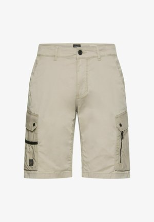 camel active, BERMUDA MIT CARGO-TASCHEN - Shorts - light beige