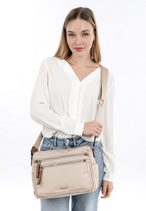 Emily & Noah UMHÄNGE ESTHER - Cross body bag - beige