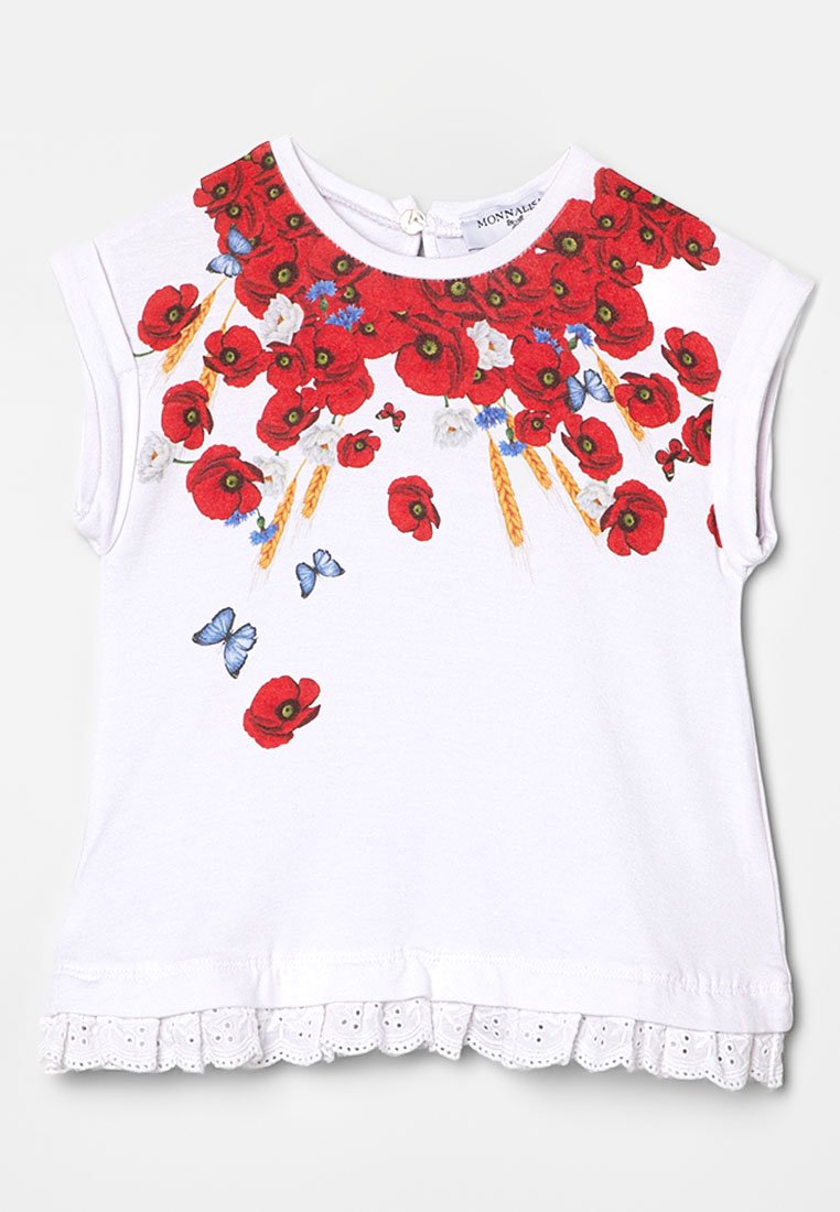 Monnalisa T-shirt print wit