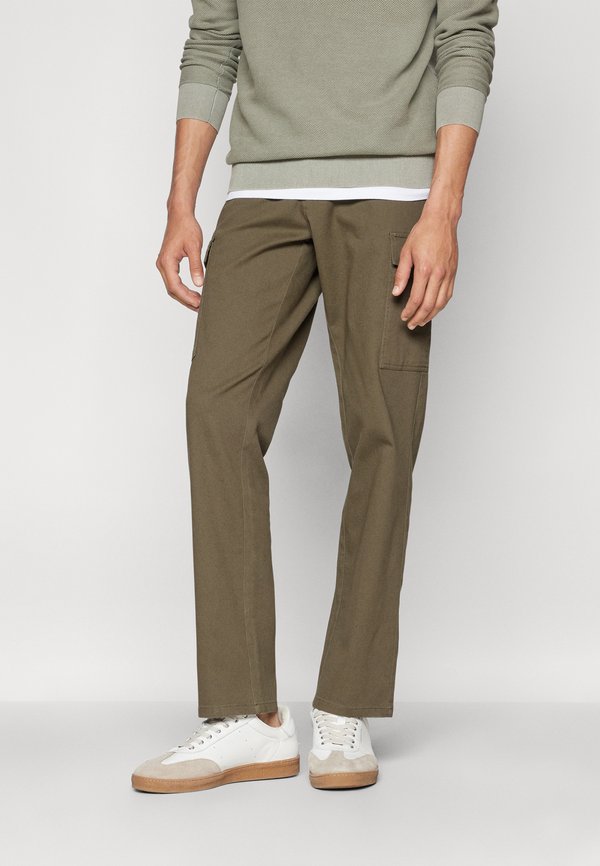 ONSNICKY STRAIGHT PANT NOOS - Cargo trousers - olive night
