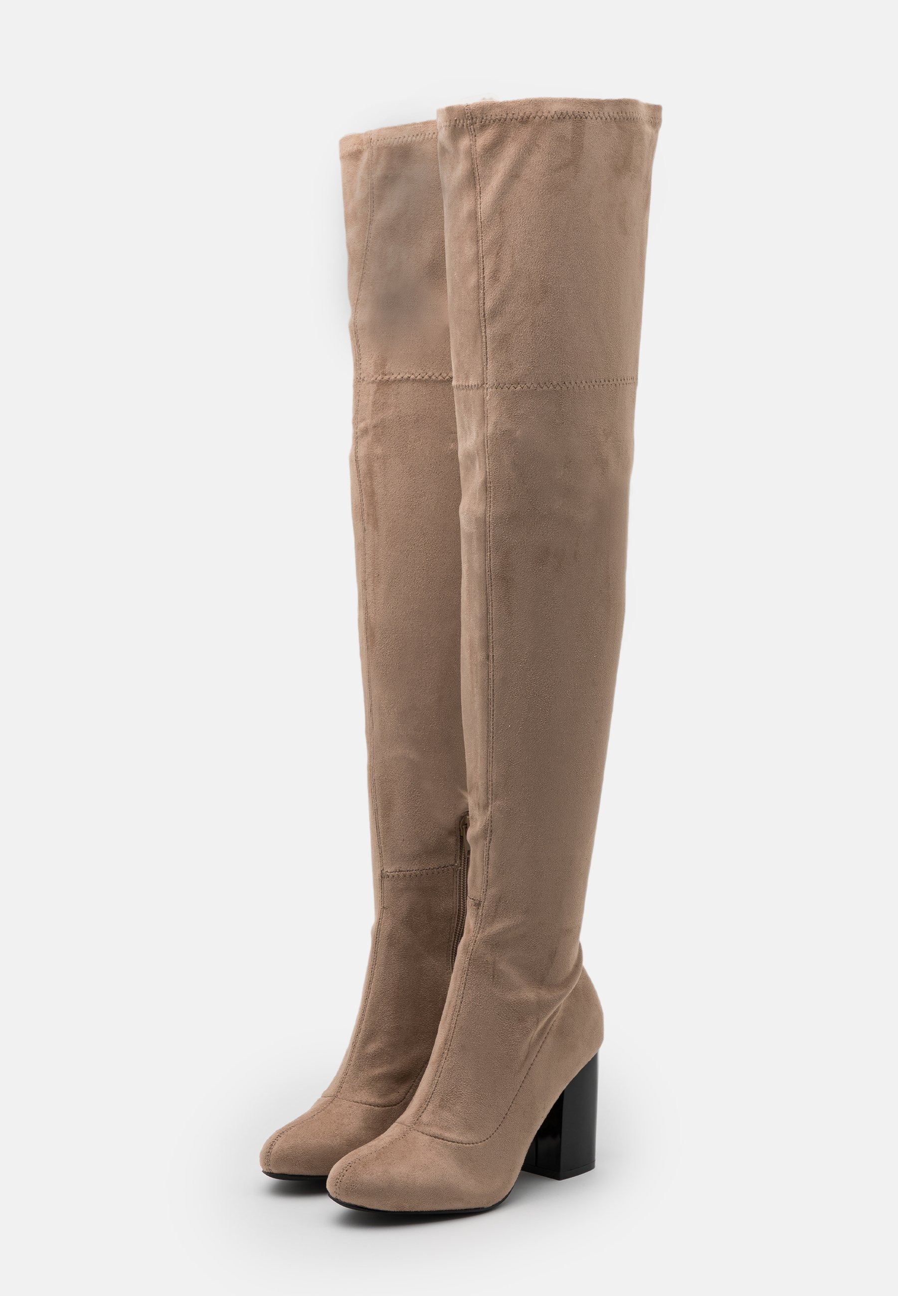 Even\u0026Odd Botas de tacón - beige/beige - Zalando.es
