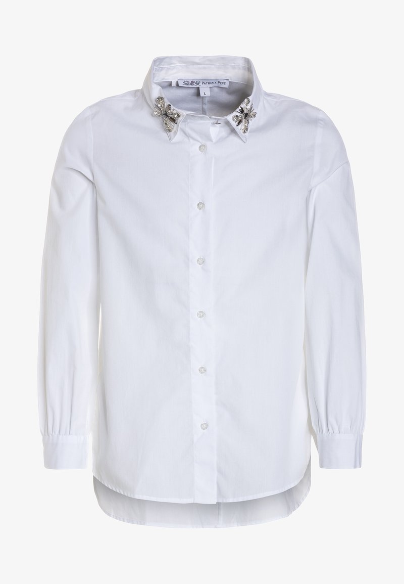 Patrizia Pepe BLOUSES - Skjortebluser - white
