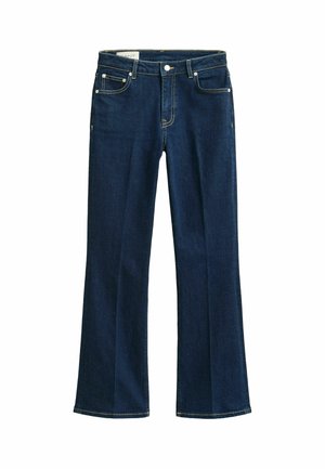 GANT, GANT FLARED STRETCH JEANS - Bootcut jeans - dark blue