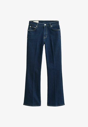 GANT, GANT FLARED STRETCH JEANS - Jeans bootcut - dark blue