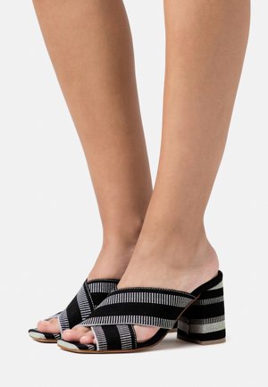 SHEKUDO THE AGBO - Μιουλ με τακούνι - dark blue