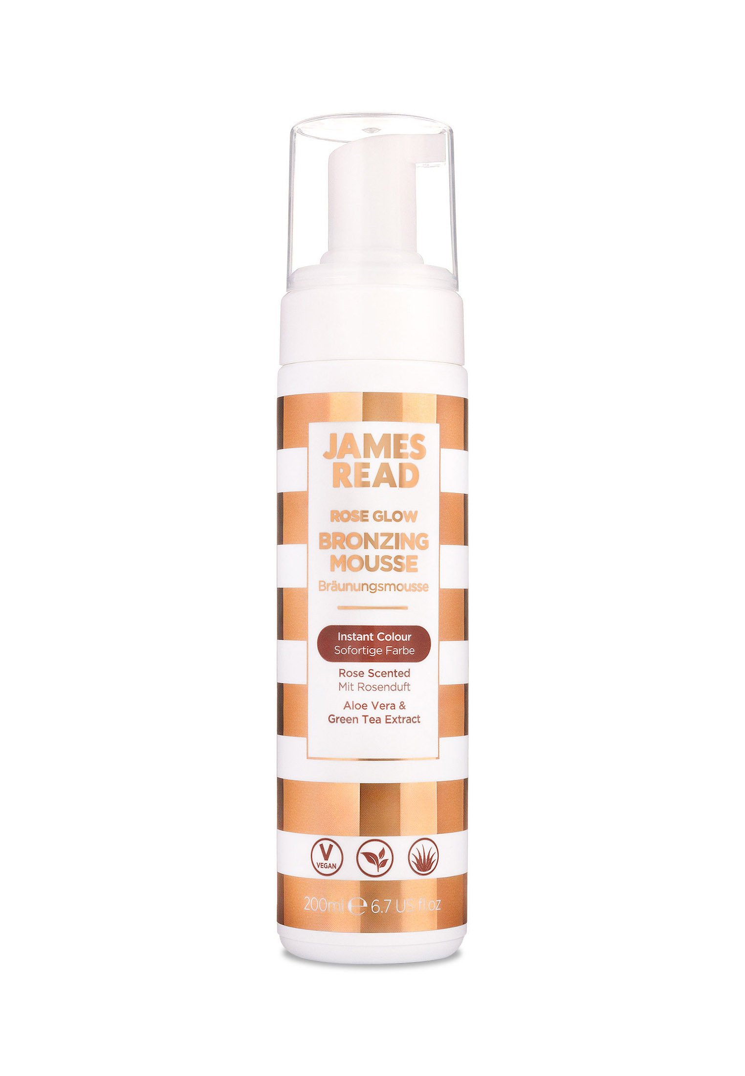 James Read JAMES READ SELBSTBRUNER GESICHT ROSE GLOW BRONZING MOUSSE -  Selbstbruner - transparent - Zalando.at
