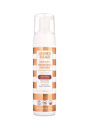JAMES READ SELBSTBRÄUNER GESICHT ROSE GLOW BRONZING MOUSSE - Selbstbräuner - transparent