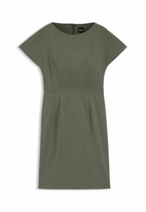 BOSS, Robe fourreau - dark green eight