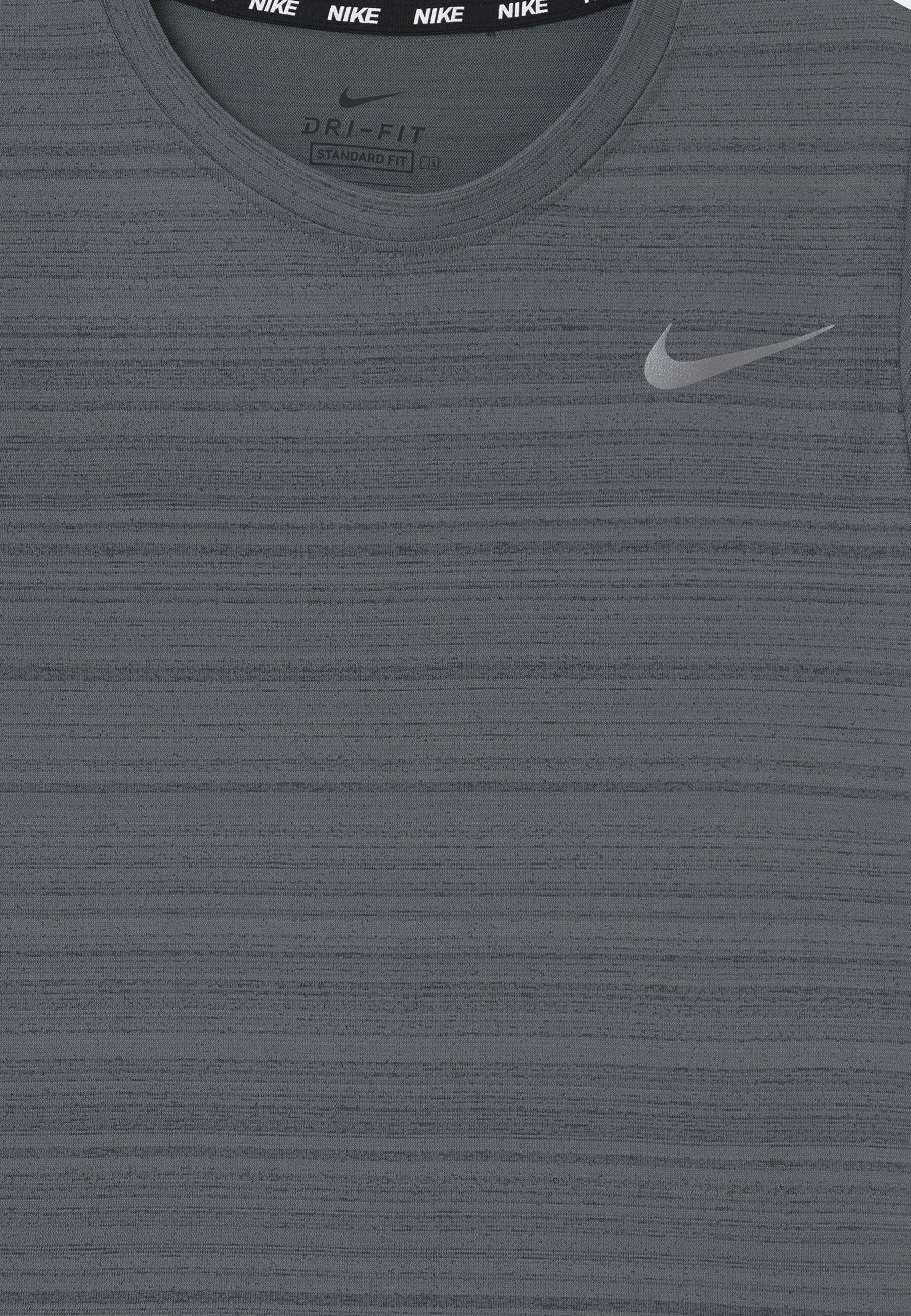 nike miler grey t shirt