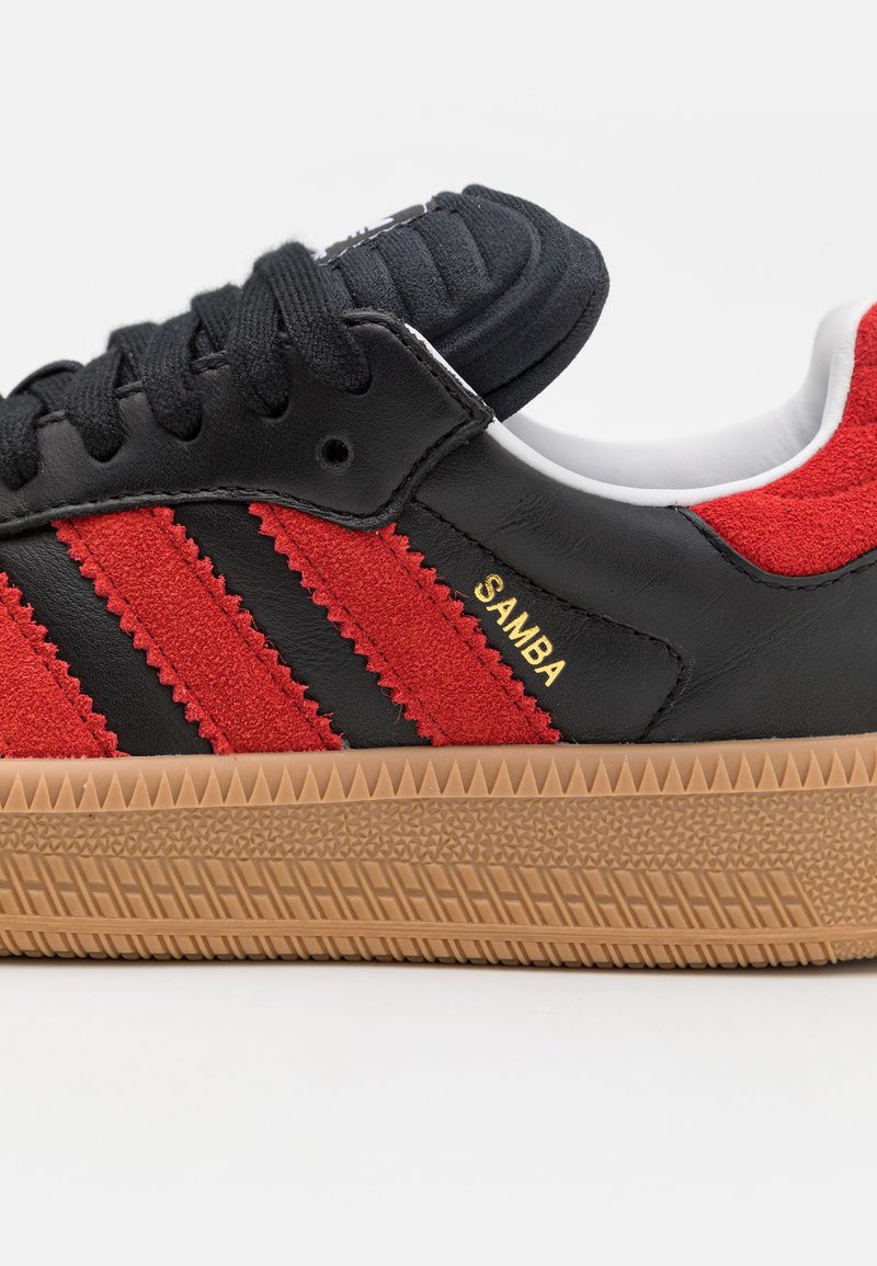 adidas Originals SAMBA XLG KIDS - Trainers - core black/better  scarlet/carbon/black - Zalando.ie
